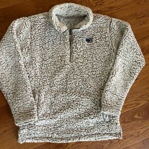 Penn State Top of the World Gray Sherpa Pullover
